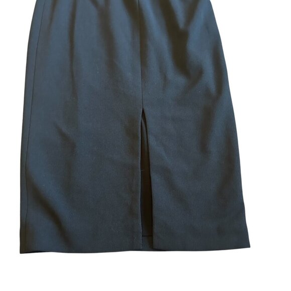 Dress the Population Black Sheath Halter Dress Mesh Back Fitted Size XS Women's - Picture 7 of 11